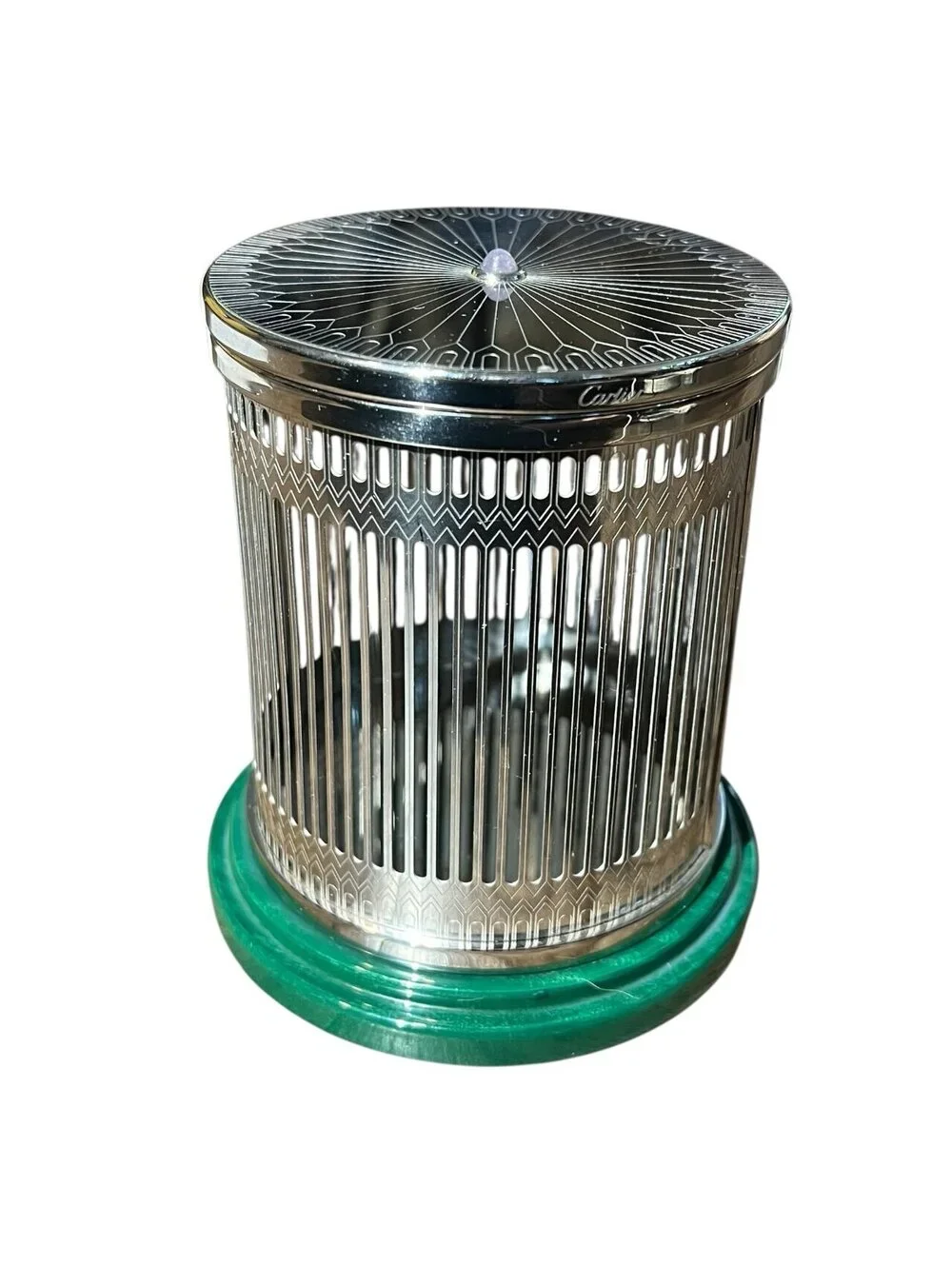 Cartier Candle Holder with Scented Candle Decor